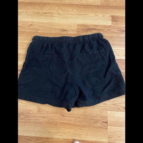 Black linen shorts OPEN TO OFFERS - Picture 2 of 2